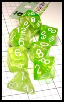 Dice : Dice - Dice Sets - Role 4 Initiative Diffusion Green Slime - Dark Ages